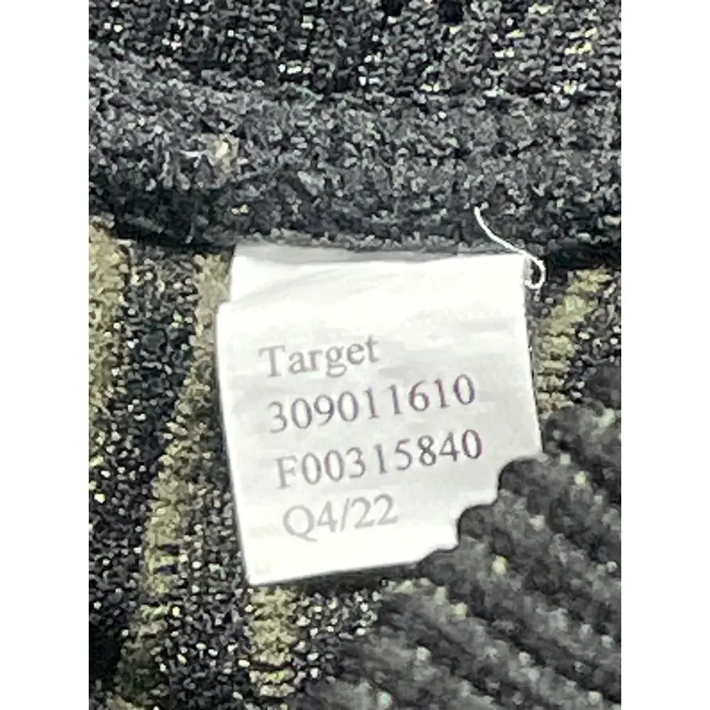 JoyLab Women's Black Ribbed High Rise Yoga Athletic Activewear Biker Shorts L/XL